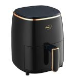 Pigeon Healthifry Digital Air Fryer, 360° High Speed Air Circulation Technology 1200 W with Non-Stick 4.2 L Basket – Black