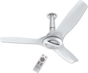BAJAJ Arioso Luxe 1200mm White & Silver CF with 2 Year Warranty 1200 mm Ceiling Fan(5 Star | White & Silver | Pack of 1)