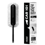 CAR101 Zip Zap Car Duster | Ceramic Wax Infused | Scratch-Free Cleaning | Easy Grip Handle | Premium Car Cleaning Tool | Effortless Dust Removal for Car & Bike