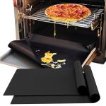 2 Pack Large Oven Liners for Bottom of Oven | Heavy Duty BPA-Free Teflon Mats | Reusable Non-Stick Sheets for Electric, Gas, Toaster, Convection & Microwave Ovens