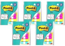 Post-It Flags 12 Sheets regular, 5 Colors(Set Of 5, Multicolor)