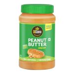 DiSano Natural Peanut Butter Creamy 1kg, Unsweetened, High Protein Peanut Butter with No Added Sugar or Salt, Nut Butter Spread, 100% Roasted Peanuts