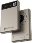 Portronics 10000 mAh 22.5 W Wired & Wireless Compact Pocket Size Power Bank(Beige, Lithium Polymer, Fast Charging for Mobile)