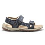 Woodland Men’s Denim Leather Sandal-6 UK (40 EU) (OGDC 4396122)