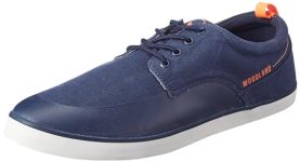 Woodland Men’s Navy Canvas Sneakers-6 UK (40EURO) (GC 3911021C)