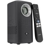 Zebronics Android Portable Smart Projector, 1080p Support, 3600 Lumens, 150″ Screen, Auto Keystone, OTT Apps (Netflix, Prime), Miracast, WiFi, BT, HDMI, Built-in Battery, 2hr Playtime (Pixaplay 74B)