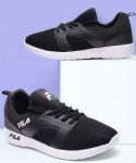 FILA Running Shoes For Men(Black , 10)