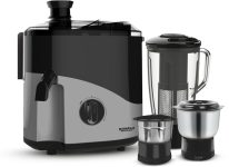 MAHARAJA WHITELINE Odacio Plus 550 W Juicer Mixer Grinder(ODACIO PLUS / JX1-157 | 3 Jars | Black, Silver)