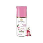 Yardley London English Rose Underarm Deodorant Roll On | With Licorirce Extract & Floral Extracts | Smooth & Eventoned Underarms | 72 H Long Lasting Floral Scent| 0% Alcohol & Dermat Approved | For Women | 50ml