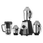 Bajaj Military Series Evoque 1000 W Mixer Grinder With 4 Jars (3 Stainless Steel Jars + 1 Fruit Filter Jar) | DuraCut Blades | Military Grade Jars | Unbeatable Toughness | 2 Yrs Warranty【Jet Black】