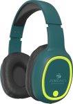 ZEBRONICS Zeb- Thunder, With 60H Backup, BT v5.3, Gaming Mode, ENC, AUX, mSD, Dual Pairing Bluetooth & Wired(Teal Green, On the Ear)