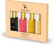 RAMSONS Exotica Premium Giftset Pack of 4 Unisex Perfume (20ml x 4) Eau de Parfum – 80 ml(For Men & Women)