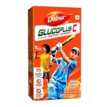 DABUR Glucoplus-C Instant Powder Energy Glucose (Orange Flavour) Replenishes Energy | 20% More Glucose In Every Sip | Vitamin C Helps Boosts Immunity | Calcium Supports Bone Health