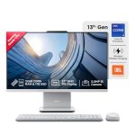 Lenovo IdeaCentre AIO 13th Gen Core i9-13900H 27″ QHD IPS (32GB RAM/1TB SSD/Windows11/Office 24/3Wx2 Harman Speakers/Wireless EOS Keyboard & Mouse, Grey), F0HM00PQIN All-in-One Desktop