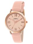French Connection Leather Analog Rose Gold Dial Women’s Watch-Fcn00037D