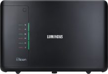LUMINOUS 900 VA iCon Black | LED Indicators | Fast Charging | Easy Installation | with 24 Months Warranty Pure Sine Wave Inverter(1100/12V)