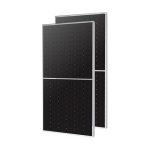 WAAREE 580 Watt TOPCon Bifacial Solar Panel – High-Efficiency Mono PERC Half-Cut Technology | BIS & IEC Certified | Framed Dual Glass Bifacial Module | 30 Years Output Warranty | Pack of 2 | 1160 WATT