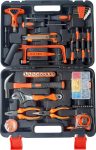 iBELL TB145-9, Socket Wrench Auto Repair Tool Combination Package Mixed Tool Set Hand Tool Kit(145 Tools)