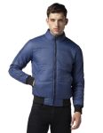FYLTR Men’s Lightweight Winter Puffer Jacket with Contrast Piping Detail – Stand Collar | Full Zipper | Side Pockets | Ribbed Hem & Cuff