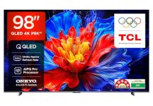 TCL 248 cm (98 inches) 4K Ultra HD Smart QLED Google TV 98P8K