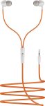 boAt BassHeads 211,10mm Drivers, Signature Sound, In-Line Mic, 3.5mm Jack,120cm Cable Bluetooth(Off White Orange, In the Ear)