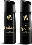 SET WET Yodha,Tashan Luxury & Long Lasting Body Spray I Manly & Luxury Fragrance for Men Deodorant Spray – For Men(300 ml, Pack of 2)