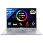 ASUS Vivobook 16, 16″ FHD (1920 x 1200) OLED,Intel Core i5-13420H Processor,(16GB RAM/512GB SSD/Win 11/M365 Basic (1Year)*/Backlit Keyboard/Office Home 2024/Silver/1.88 kg),X1605VA-SH1952WS