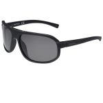 Nautica Men’s Black Wrap Around Polarized | 100% UV Protection (UV 400) Grey Lens Large Sunglasses 3624P 005 64 S