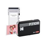 KODAK Mini 2 Retro 4PASS Portable Photo Printer (2.1×3.4 inches) + 8 Sheets, Black