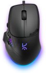 Kreo Hawk Wired Gaming Mouse, Pixart Sensor, RGB Mouse, Adjustable DPI upto 12400 Wired Ambidextrous Optical  Gaming Mouse(USB 2.0, Black)