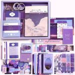 SANCORP 346pcs Journal Supplies Kit Vintage Scrapbook Stickers Pack for Art Journaling Theme,  Scrapbook Kit(DIY)