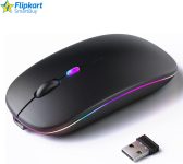 Flipkart SmartBuy TC-M500 Wireless Ergonomic Optical Mouse  with Bluetooth(2.4GHz Wireless, Bluetooth, Black)
