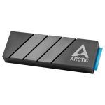 ARCTIC M2 Pro – Heatsink Cooler for M.2 2280 SSD, with ARCTIC TP-3 Thermal Pads, Compatible with PC & Gaming Consoles, for Dual and Single-Sided SSDs – Black