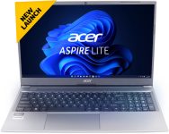 Acer Aspire Lite AMD Ryzen 3 Quad Core 5300U – (16 GB/512 GB SSD/Windows 11 Home) AL15-41 Thin and Light Laptop(15.6 Inch, Steel Grey, 1.59 Kg, With MS Office)