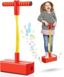 Jumping Promotes Growing Taller- Pogo Stick Foam Pogo Jumper for Kids, Toys for 3-8 Year Old Boys Girls Outdoor Toys Indoor Toys Fun Gifts Multicolor ( Pack of 1)