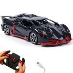 Lifelong Rechargeable Remote Control Car for Kids | 2.4GHz, LED Headlights, Up to 90 to 120 min Non-Stop Play Time, 125ft Remote Range, Type-C Charging, Anti-Skid Tyres, BIS Certified, USB Cable