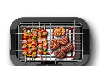 FINZARA Electric Barbeque Grill Set for Home, Smokeless BBQ Grill with Stick, Portable Non Stick Electric Tandoor (Barbeque)