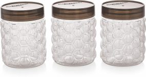 MASTER COOK Plastic Utility Container  – 600 ml(Pack of 3, Clear)