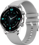 Fire-Boltt Legacy 36.3mm (1.43″) AMOLED Display, Bluetooth Calling Wireless Charging Smartwatch(Grey S Strap, Free Size)