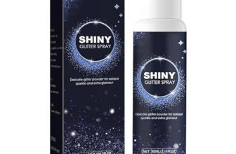 Glitter Hair Spray for Hair, Body & Clothing – Waterproof, Long-Lasting Holographic Shine for Club, Party, Prom, Festival, or Night Out, 100ML (Silver)