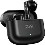 boAt Airdopes 91 Prime, 45H Battery, ENx, ASAP Charge, Stream Ad Free Music via App Bluetooth(Midnight Black, True Wireless)