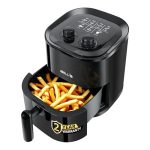 iBELL AEROFRY422M Air Fryer 4.2 Litre – 1500W, Multiple Cooking Options, Dishwasher Safe, Nonstick Coating, Adjustable Time & Temperature Control (Black)