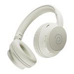 pTron Studio Evo 70hrs Playtime Wireless Over Ear Headphones with HD Mic, Low-Latency Game/Movie/Music Modes, Punchy Bass, BT5.3, Dual Device Pairing, Voice Assistant & Type-C Fast Charging (Beige)
