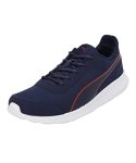 Puma mens Dazzler Peacoat-High Risk Red-White Running Shoe – 10 UK (39178202)