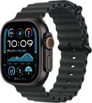 Apple Watch Ultra 2 GPS + Cellular 49mm Black Titanium with Black Ocean Band(Black Strap, Free Size)