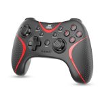 Ant Esports GPL300 Wireless Gamepad for PC, PS3, Android TV, Windows 11/10/8/7 – 2.4GHz USB Controller with Dual Vibration, Turbo Mode, Rechargeable Battery, Plug & Play (Black)