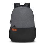 Skybags Evo 3 Compartment Laptop Backpack Black & Grey, 18 Liter