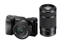Sony New Alpha ILCE-6100X (Previously ILCE-6100Y) with Upgraded SELP1650 (Ver 2) Power Zoom Lens + SEL55210 Lens | 24.2 MP | APS-C Sensor | Fast Auto Focus | Tiltable LCD – Black