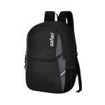Safari Nudge Laptop Backpack for men & women, school bag for boys and girls, college bag, office bag, travel bag, 3 compartments, Bottle holder, Front pocket, Color Black