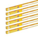 wipro Garnet 20W LED Batten for Living Room & Bedroom | 4 Ft |Cool Day white (6500K) | 2000 Lumen | Bright & Energy Efficient Tubelight for Home, Office, Showroom & Parking Lot| Pack of 6